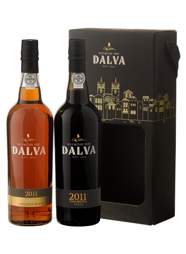 Conjunto Vinho do Porto Dalva Colheita Tawny/White 2011